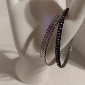 2 Metal Bracelet Bangles